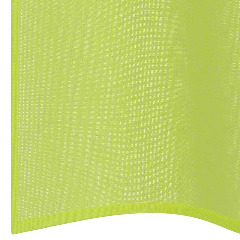 Casa si Gradina - Textile si covoare - Perdele si draperii - Perdele - Perdele Voile cu Oelii 2 buc Verde mar 140x140 cm - Infinity.ro