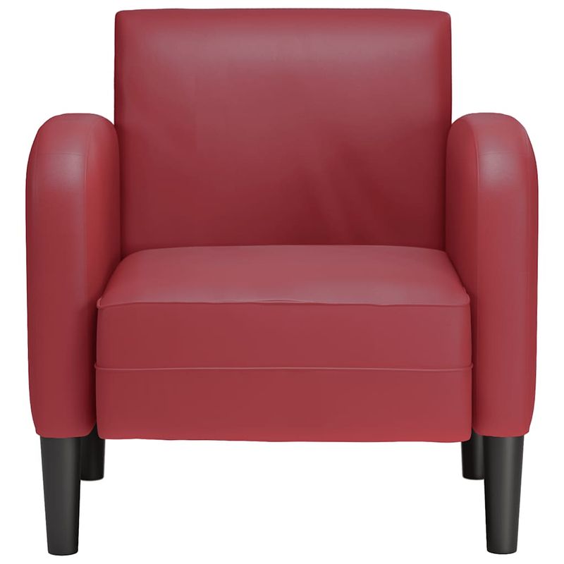 Casa si Gradina - Mobilier - Scaune si fotolii - Fotolii - Fotoliu cu cotiere Vin Rosu 54 cm piele artificiala - Infinity.ro