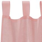 Casa si Gradina - Textile si covoare - Perdele si draperii - Perdele - Perdele Voile cu buzunare pentru bare 2 buc Roz, mărime 140x140 cm - Infinity.ro