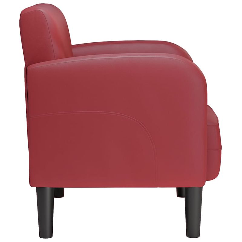 Casa si Gradina - Mobilier - Scaune si fotolii - Fotolii - Fotoliu cu cotiere Vin Rosu 54 cm piele artificiala - Infinity.ro