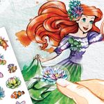 Carti si Birotica - Carti - Carti pentru copii - Carti de colorat - Carte de colorat Ariel cu autocolante si sabloane, Make it real 4203 - Infinity.ro