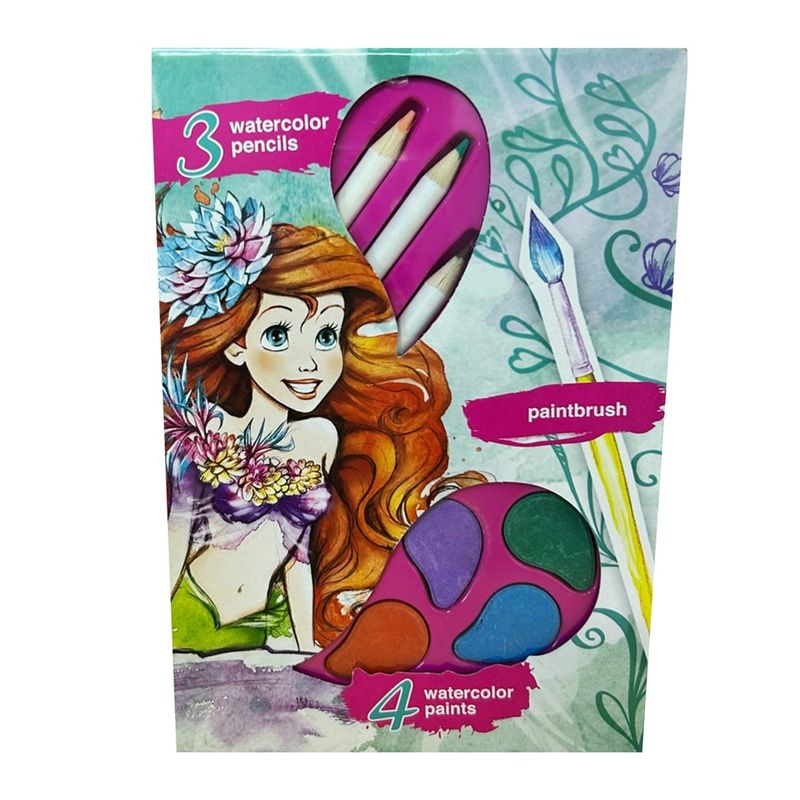Carti si Birotica - Carti - Carti pentru copii - Carti de colorat - Carte de colorat Ariel cu autocolante si sabloane, Make it real 4203 - Infinity.ro