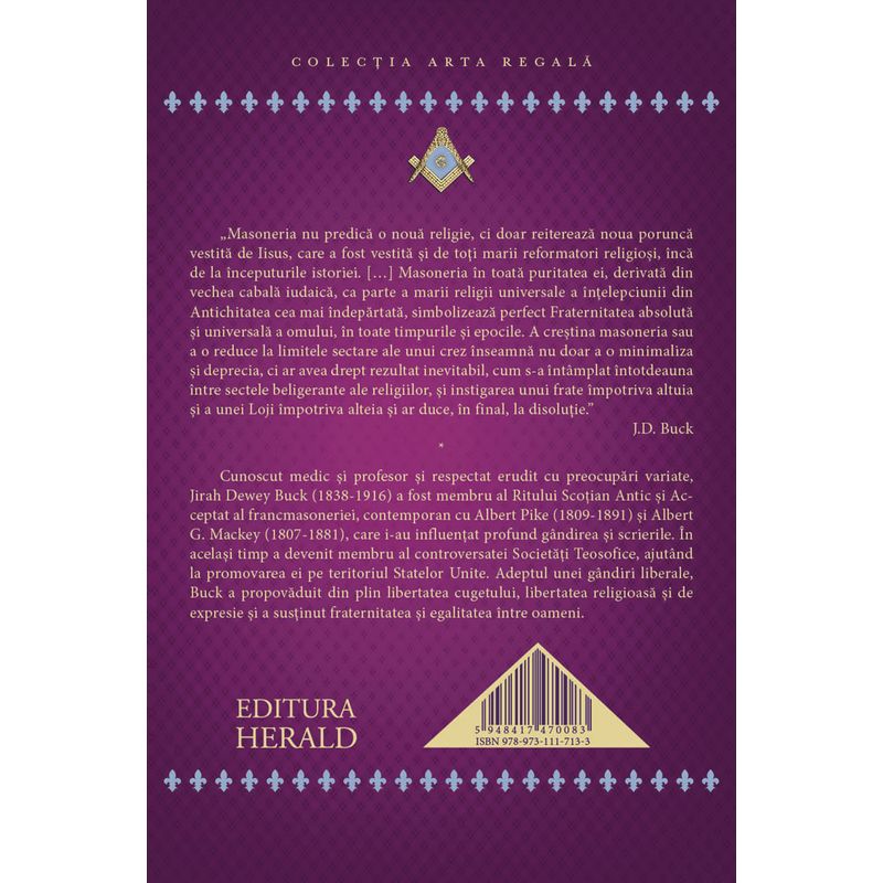 Carti si Birotica - Carti - Stiinte sociale si politica - Simbolismul Francmasoneriei - Masoneria Mistica si Marile Misterii ale Antichitatii - Infinity.ro