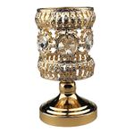 Casa si Gradina - Corpuri si surse de iluminat - Veioze si lampi - Veioze - Veioza cu zenzor la atingere si diamante din plastic, Auriu, 19 cm, 1786H - Infinity.ro