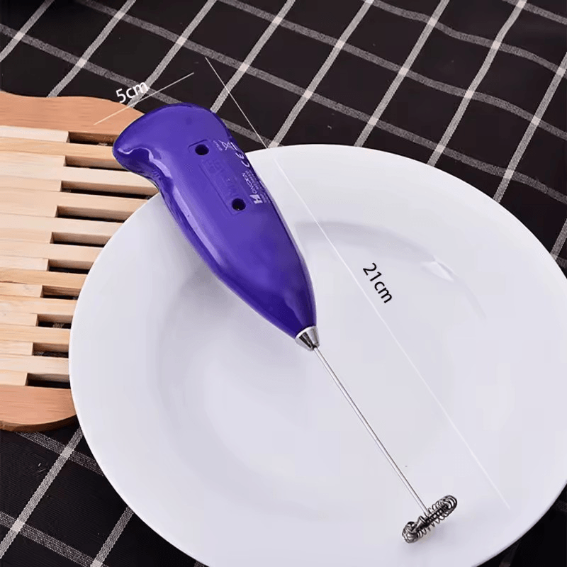 Electronice si Electrocasnice - Electrocasnice bucatarie - Mixere, tocatoare & roboti de bucatarie - Mixere - Mixer electric, pentru spumat lapte, cappucino, cafea, fara fir, culoare Mov Inchis ABYZ™ - Infinity.ro