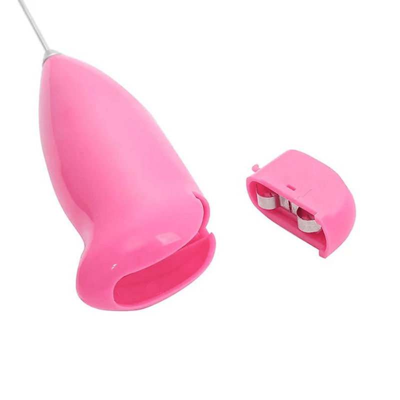 Electronice si Electrocasnice - Electrocasnice bucatarie - Mixere, tocatoare & roboti de bucatarie - Mixere - Mixer electric, pentru spumat lapte, cappucino, cafea, fara fir, culoare Roz ABYZ™ - Infinity.ro