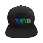 Laptop, Telefoane si Tablete - Wearables si gadgeturi - Gadgeturi - Accesorii SMART - Sapca smart , luminata ,  disco tech , colegament  , iOS , Android , telefon,  APP Control Ecran , text in miscare - Infinity.ro