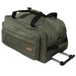 Sport si Outdoor - Articole de voiaj - Genti voiaj - Geanta de voiaj cu troler, Atena, Verde, 55x30x30cm - Infinity.ro