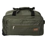Sport si Outdoor - Articole de voiaj - Genti voiaj - Geanta de voiaj cu troler, Atena, Verde, 55x30x30cm - Infinity.ro