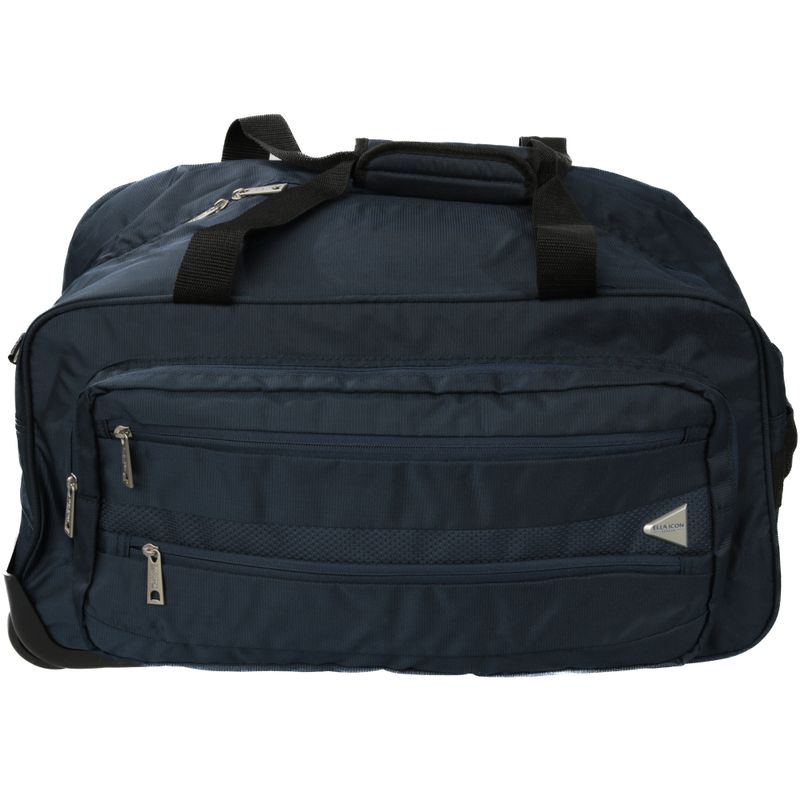 Sport si Outdoor - Articole de voiaj - Genti voiaj - Geanta de voiaj cu troler, Stark, Albastru, 55x30x30cm - Infinity.ro