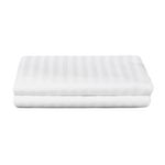 Casa si Gradina - Textile si covoare - Lenjerii de pat - Seturi de lenjerie - Lenjerie de pat 1 persoana, Damasc, 100% Bumbac, alb - Infinity.ro