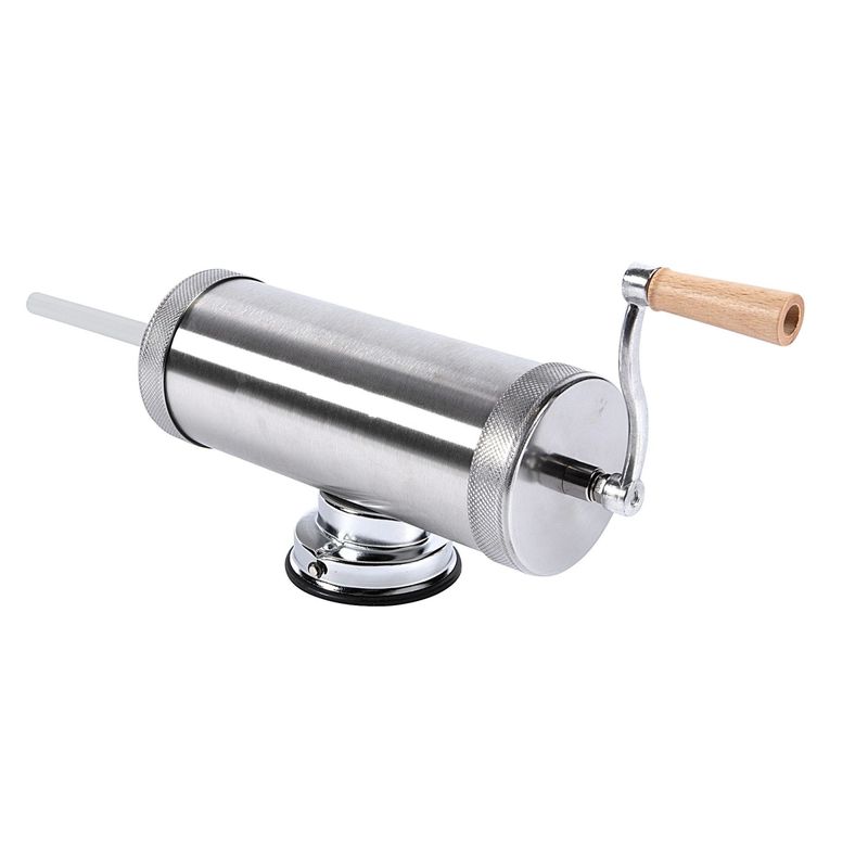 Electronice si Electrocasnice - Electrocasnice bucatarie - Mixere, tocatoare & roboti de bucatarie - Masini de tocat - Masina de umplut carnati 1.5 kg cu ventuza, 5 palnii incluse - Infinity.ro