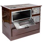 Casa si Gradina - Termice - Sobe, Seminee si accesorii - Sobe - Soba pe lemne 9kW Grand Fantazia, cos stanga - Infinity.ro
