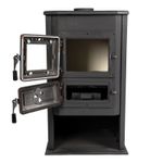 Casa si Gradina - Termice - Sobe, Seminee si accesorii - Sobe - Soba pe lemne 8.9kW Zora, cos central - Infinity.ro