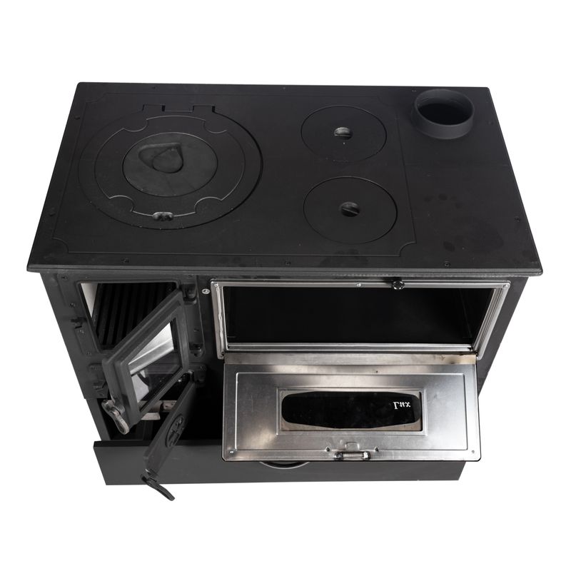 Casa si Gradina - Termice - Sobe, Seminee si accesorii - Sobe - Soba pe lemne 9kW Grand Fantazia Lux, cos dreapta - Infinity.ro