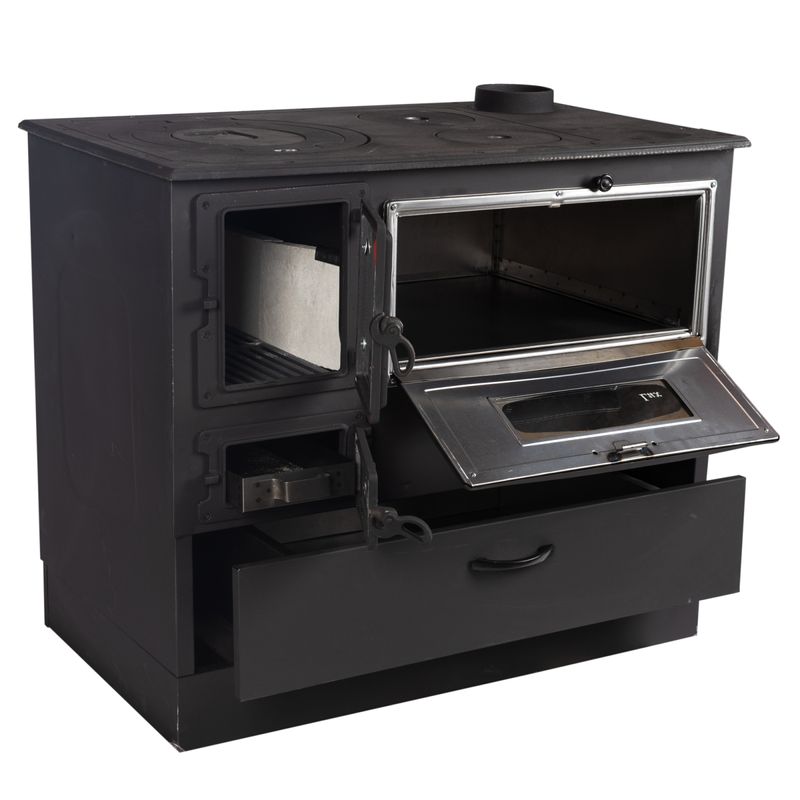 Casa si Gradina - Termice - Sobe, Seminee si accesorii - Sobe - Soba pe lemne 9kW Grand Fantazia Lux, cos dreapta - Infinity.ro