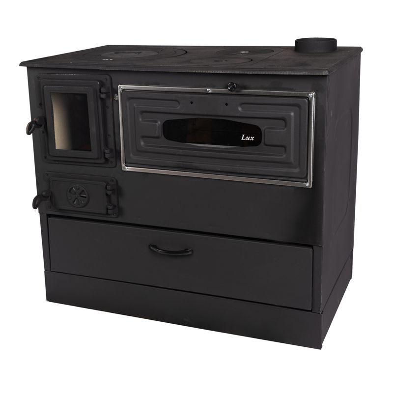 Casa si Gradina - Termice - Sobe, Seminee si accesorii - Sobe - Soba pe lemne 9kW Grand Fantazia Lux, cos dreapta - Infinity.ro