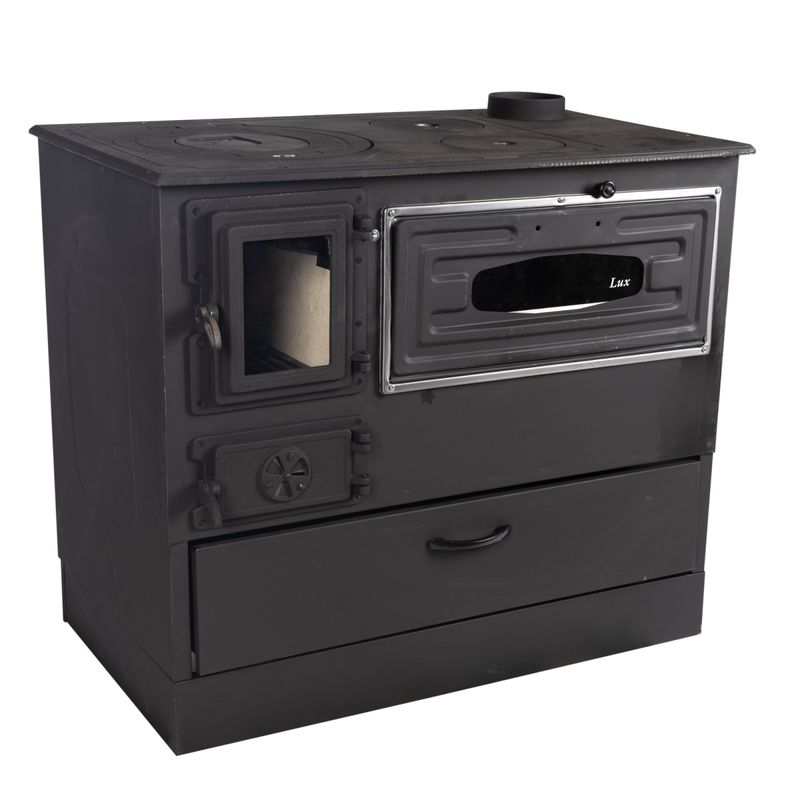 Casa si Gradina - Termice - Sobe, Seminee si accesorii - Sobe - Soba pe lemne 9kW Grand Fantazia Lux, cos dreapta - Infinity.ro