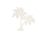 Casa si Gradina - Decoratiuni - Stickere decorative - Sticker autocolant pentru geam, palmier, efect sablat, 30x20 cm - Infinity.ro