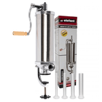 Electronice si Electrocasnice - Electrocasnice bucatarie - Mixere, tocatoare & roboti de bucatarie - Masini de tocat - Aparat de facut Carnati Elefant KY-2005C, 2,5 kg, metal/inox, Vertical + 4 palnii, prindere de masa - Infinity.ro