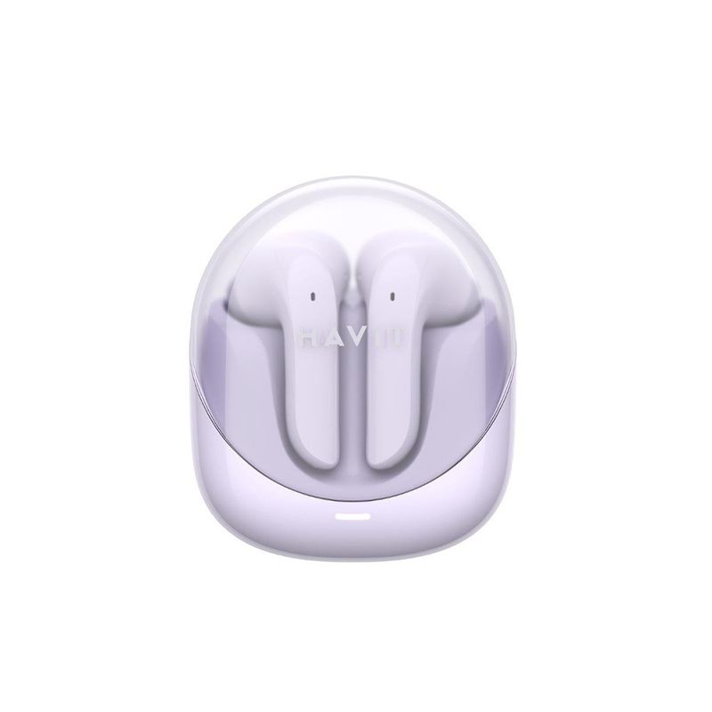 TV, Audio-Video si Foto - Portabile audio - Casti audio - Casti fara Fir pentru Jocuri Video, Albastrutooth 5.3, TWS, ENC, USB-C, 400mAh - Havit Modern Buds (TW974) - Mov - Infinity.ro