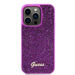 Laptop, Telefoane si Tablete - Telefoane mobile si accesorii - Accesorii Telefoane - Huse telefoane - Husa pentru iPhone 15 Pro - Guess Disco Metal Script (GUHCP15LPMSDGSF) - Fucsia - Infinity.ro