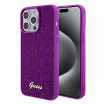 Laptop, Telefoane si Tablete - Telefoane mobile si accesorii - Accesorii Telefoane - Huse telefoane - Husa pentru iPhone 15 Pro - Guess Disco Metal Script (GUHCP15LPMSDGSF) - Fucsia - Infinity.ro