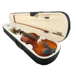 TV, Audio-Video si Foto - Instrumente muzicale - Instrumente clasice - Vioara clasica din lemn, marime 1/2, maro, toc inclus + arcus 1/4 extra - Infinity.ro
