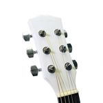 TV, Audio-Video si Foto - Instrumente muzicale - Instrumente clasice - Set corzi si chitara clasica din lemn, alb, 95 cm - Infinity.ro