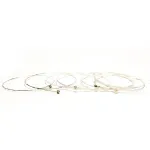 TV, Audio-Video si Foto - Instrumente muzicale - Instrumente clasice - Set corzi si chitara clasica din lemn, alb, 95 cm - Infinity.ro