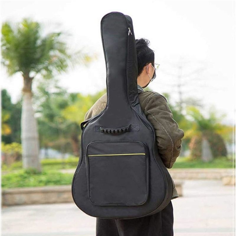 TV, Audio-Video si Foto - Instrumente muzicale - Accesorii instrumente muzicale - Husa chitara, Classic Guitar, nylon, 105 cm, negru - Infinity.ro