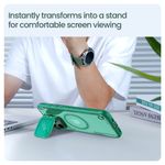 Laptop, Telefoane si Tablete - Telefoane mobile si accesorii - Accesorii Telefoane - Huse telefoane - Husa pentru iPhone 16 Pro Max - Nillkin Albblade Prop Magnetic (cuout Camera Cutout) - Negru - Infinity.ro