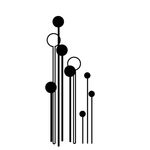 Casa si Gradina - Decoratiuni - Stickere decorative - Sticker decorativ, Abstract si modern, Negru, 34x90 cm - Infinity.ro