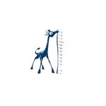 Casa si Gradina - Decoratiuni - Stickere decorative - Sticker decorativ, Girafa Buclucasa, Albastru, 104x138 cm - Infinity.ro