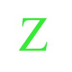 Casa si Gradina - Decoratiuni - Stickere decorative - Sticker decorativ, Litera "Z", inaltime 20 cm, verde fluorescent - Infinity.ro