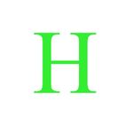 Casa si Gradina - Decoratiuni - Stickere decorative - Sticker decorativ, Litera "H", inaltime 20 cm, lumineaza in intuneric - Infinity.ro