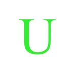 Casa si Gradina - Decoratiuni - Stickere decorative - Sticker decorativ, Litera "U", inaltime 15 cm, lumineaza in intuneric - Infinity.ro