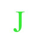 Casa si Gradina - Decoratiuni - Stickere decorative - Sticker decorativ, Litera "J", inaltime 15 cm, lumineaza in intuneric - Infinity.ro