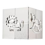 Carti si Birotica - Birotica - Accesorii de birou - Pusculite - Pusculita copii argintata Bambino by Juliana cub - Infinity.ro