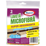 Market - Curatenie si intretinere casa - Produse bucatarie - Lavete si bureti - Laveta microfibra super absorbanta Misavan, 20 x 17 cm, 2 buc/set - Infinity.ro