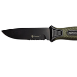 Sport si Outdoor - Camping - Cutite, bricege si accesorii - Cutite si bricege - Cutit militar tactic Foxter, 25 cm, cu dispozitiv de spart geamuri, toc, verde - Infinity.ro