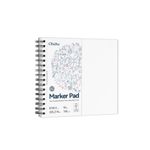 Carti si Birotica - Rechizite - Pictura si desen - Blocuri desen - Caiet De Schite Ohuhu, Marker Pads, Fără Acid - 150 g/m² - 60 coli/120 pagini, 222 x 210 mm - Infinity.ro