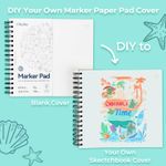 Carti si Birotica - Rechizite - Pictura si desen - Blocuri desen - Caiet De Schite Ohuhu, Marker Pads, Fără Acid - 150 g/m² - 60 coli/120 pagini, 222 x 210 mm - Infinity.ro