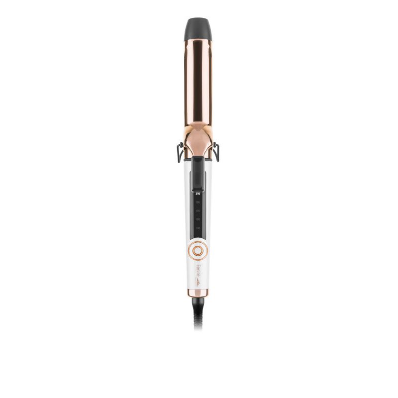Ingrijire personala si Cosmetice - Aparate & accesorii ingrijire personala - Hair styling - Ondulatoare - Ondulator ETA Fenite 7327 90010, 48 W, 130-210 °C, finisaj Titan, diametru 33 mm, alb - Infinity.ro