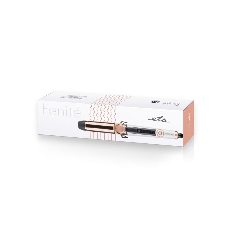 Ingrijire personala si Cosmetice - Aparate & accesorii ingrijire personala - Hair styling - Ondulatoare - Ondulator ETA Fenite 7327 90010, 48 W, 130-210 °C, finisaj Titan, diametru 33 mm, alb - Infinity.ro