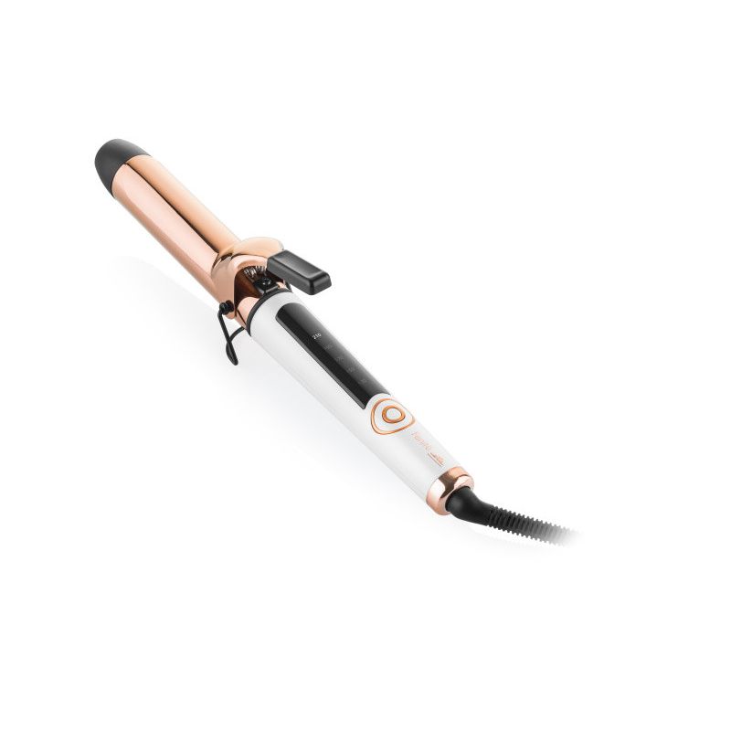 Ingrijire personala si Cosmetice - Aparate & accesorii ingrijire personala - Hair styling - Ondulatoare - Ondulator ETA Fenite 7327 90010, 48 W, 130-210 °C, finisaj Titan, diametru 33 mm, alb - Infinity.ro