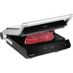 Electronice si Electrocasnice - Electrocasnice bucatarie - Aparate de gatit & desert - Gratare electrice - Grill electric ECG FORZA 5200 Fuego, 2000W, 80-230 °C, 2 termostate, cronometru, deschidere 180°, otel inoxidabil - Infinity.ro