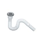 Casa si Gradina - Sanitare - Chiuveta bucatarie si accesorii - Chiuvete bucatarie - Set chiuveta masca, inox,cuva stanga, Raulconstruct, 80x50 cm, baterie lebada flexibila cu  sifon de scurgere - Infinity.ro