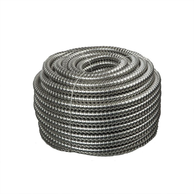 Casa si Gradina - Electrice - Cabluri electrice si conductori - Tub riflat metalic tip Copex 16mm, rola 50m, Raulconstruct - Infinity.ro