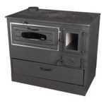 Casa si Gradina - Termice - Sobe, Seminee si accesorii - Sobe - Soba pe lemne 9kW Grand Fantazia Lux, cos stanga - Infinity.ro